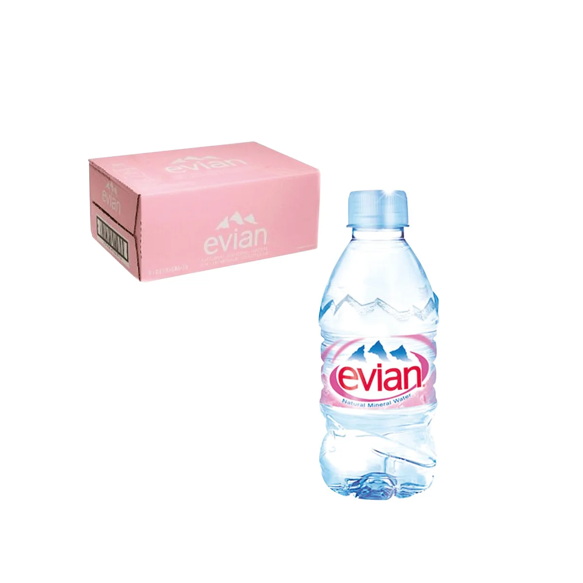 Evian Natural Spring Water 330ml (Pack of 24) A0106212 - Image 2