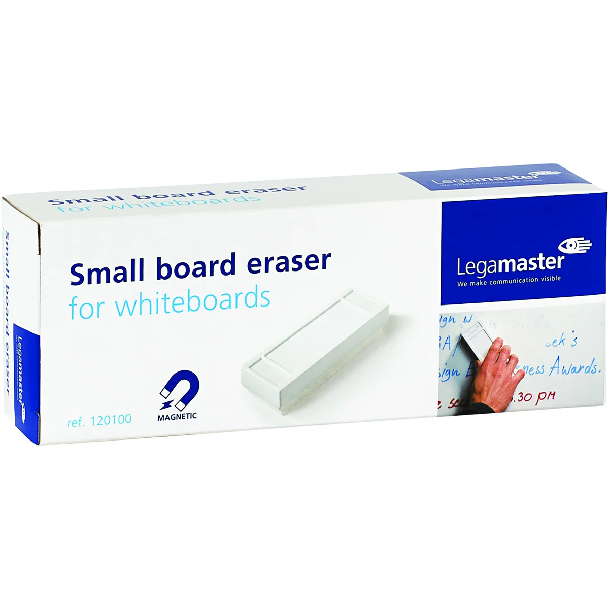Legamaster Whiteboard Eraser Small White 7-120100 - Image 4