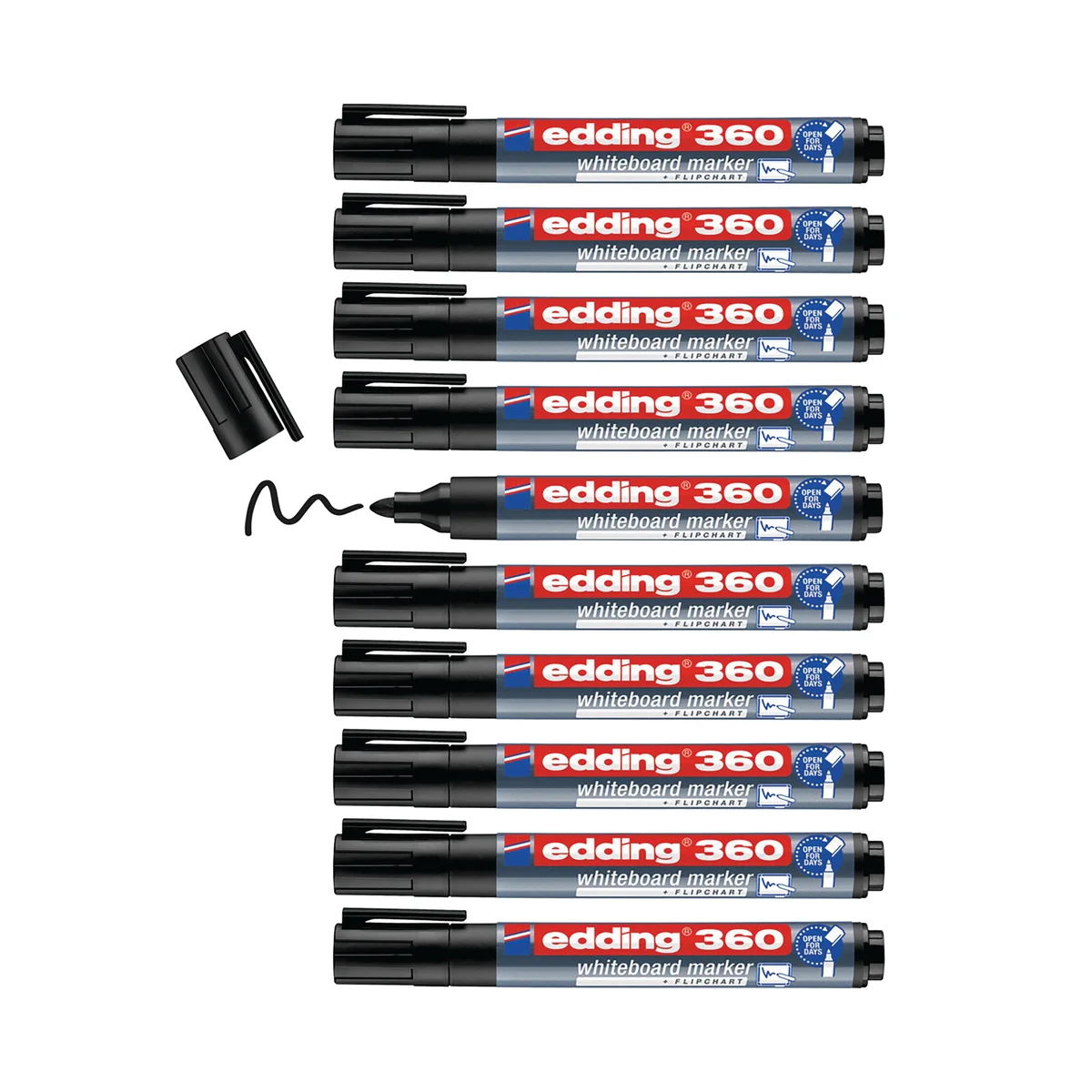 Edding Whiteboard/Marker Bundle x40 Ink Refill x2 (Pack of 82) 462810100 - Image 3