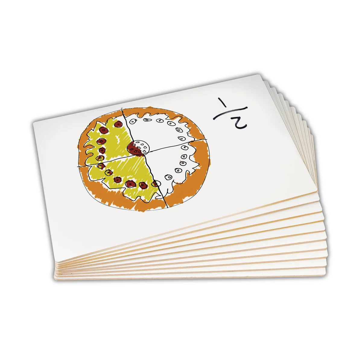 Show-me MDF Whiteboard Plain (10 Pack) PFB10 - Image 2