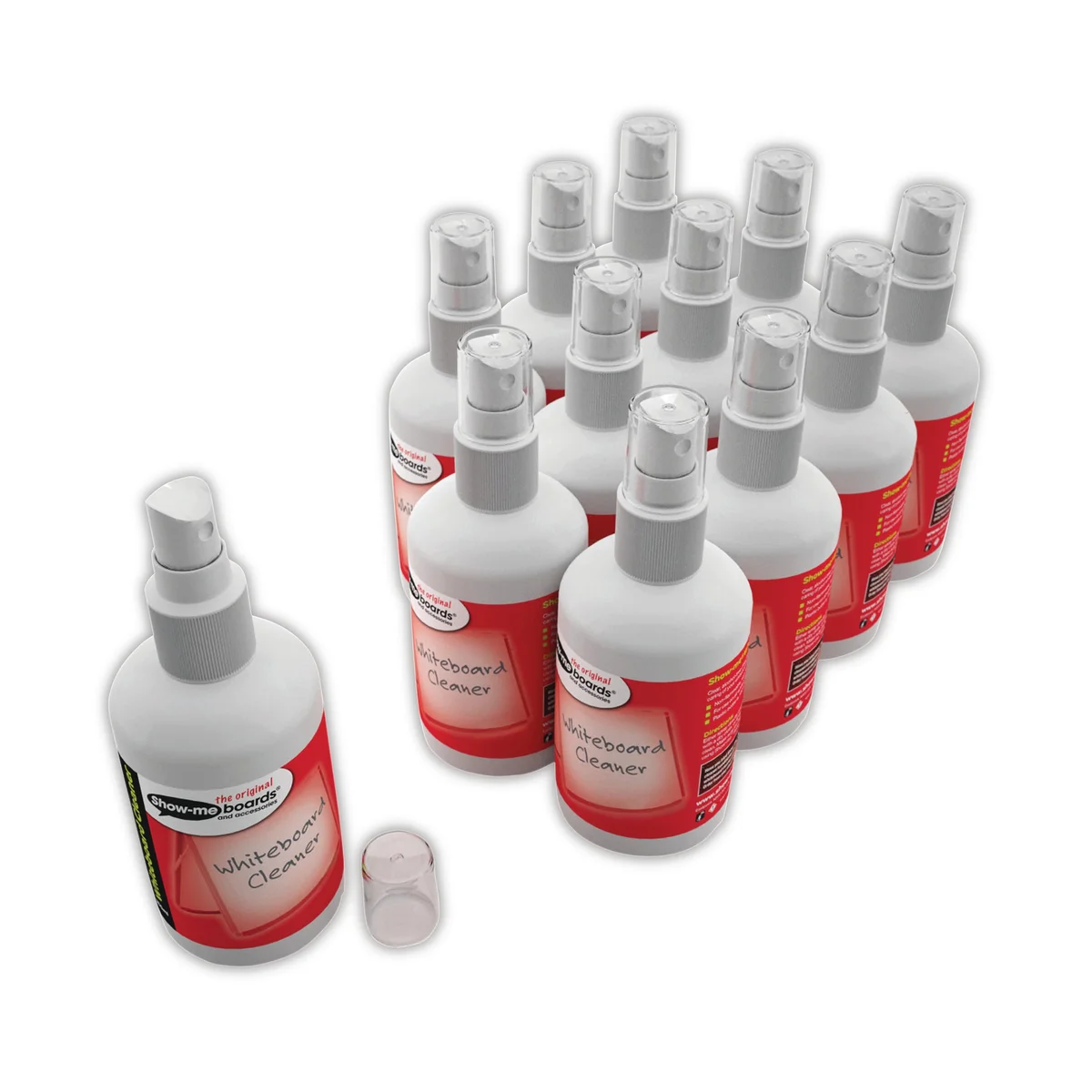 Show-me Whiteboard Cleaner 250ml (12 Pack) WCE12 - Image 2