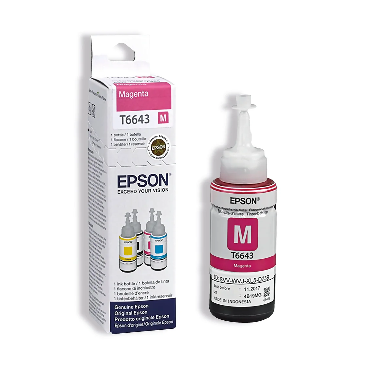 Epson 664 EcoTank Ink Bottle Magenta C13T664340 - Image 2