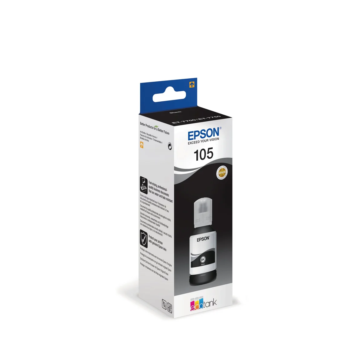 Epson 105 EcoTank Ink Bottle Pigment Black C13T00Q140 - Image 2