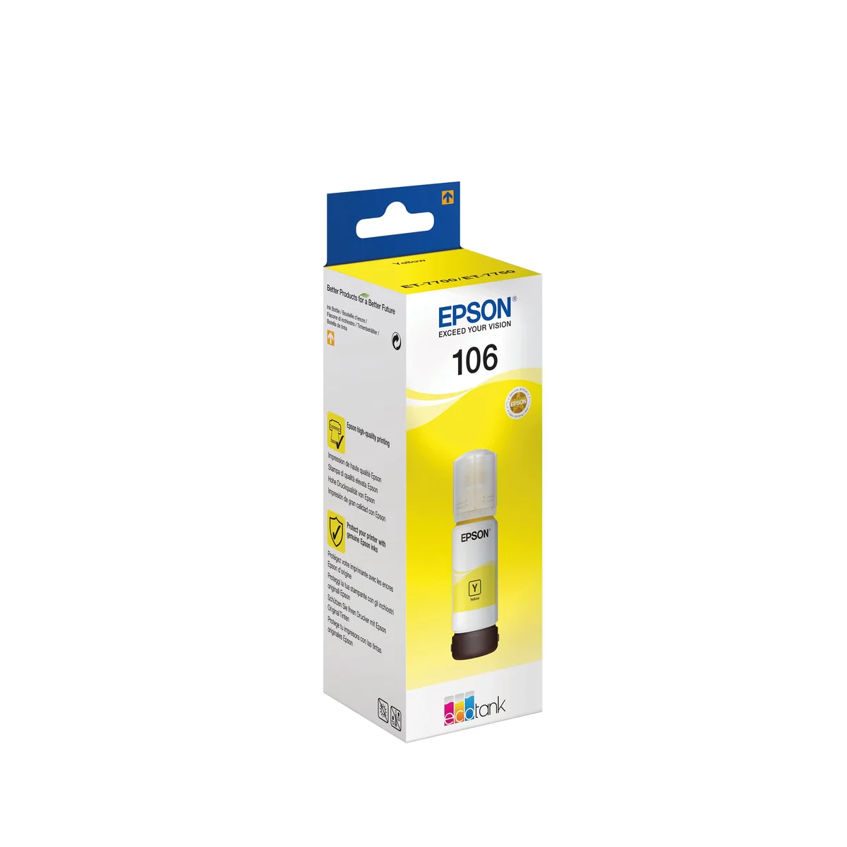 Epson 106 EcoTank Ink Bottle Yellow C13T00R440 - Image 2