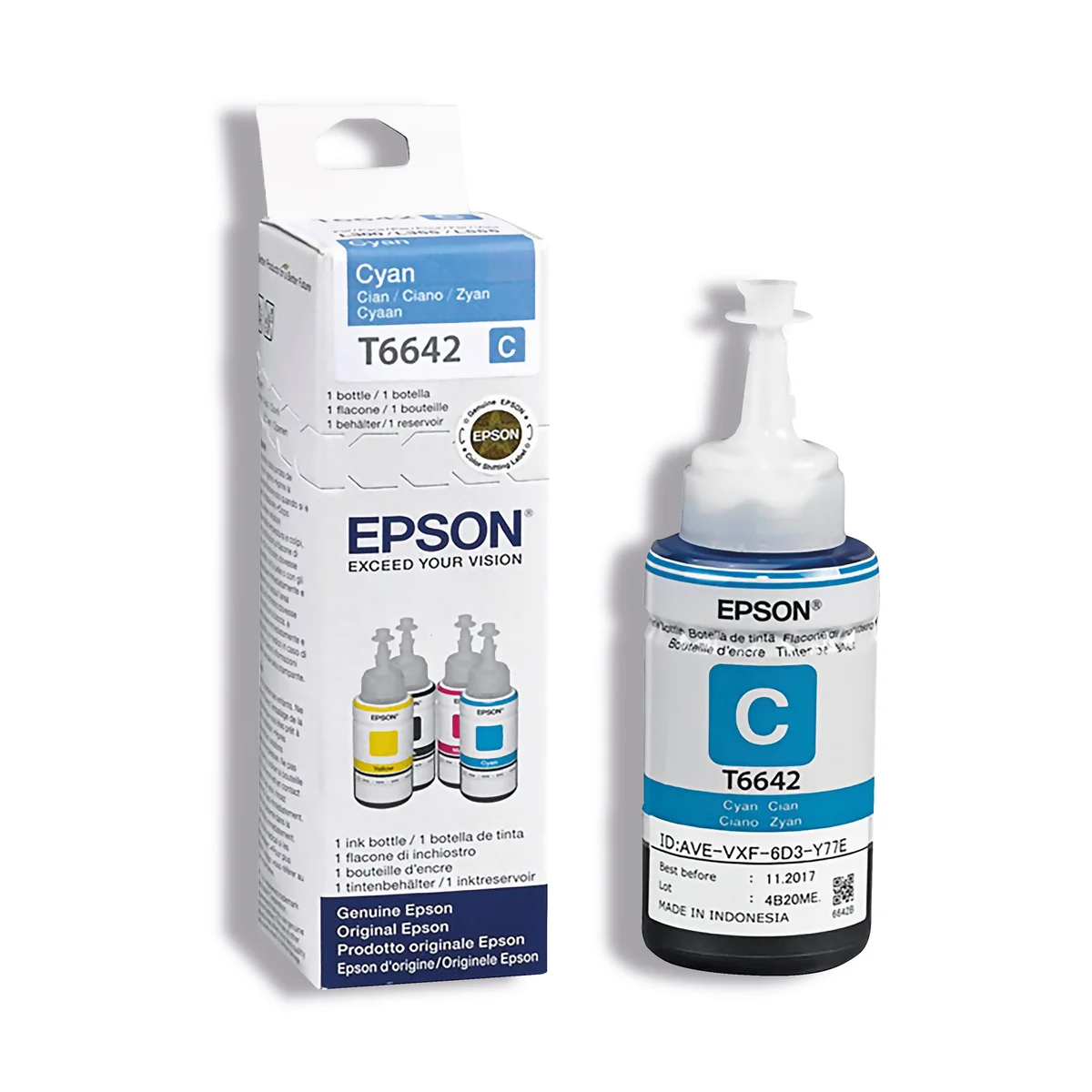Epson 664 EcoTank Ink Bottle Cyan C13T664240 - Image 2