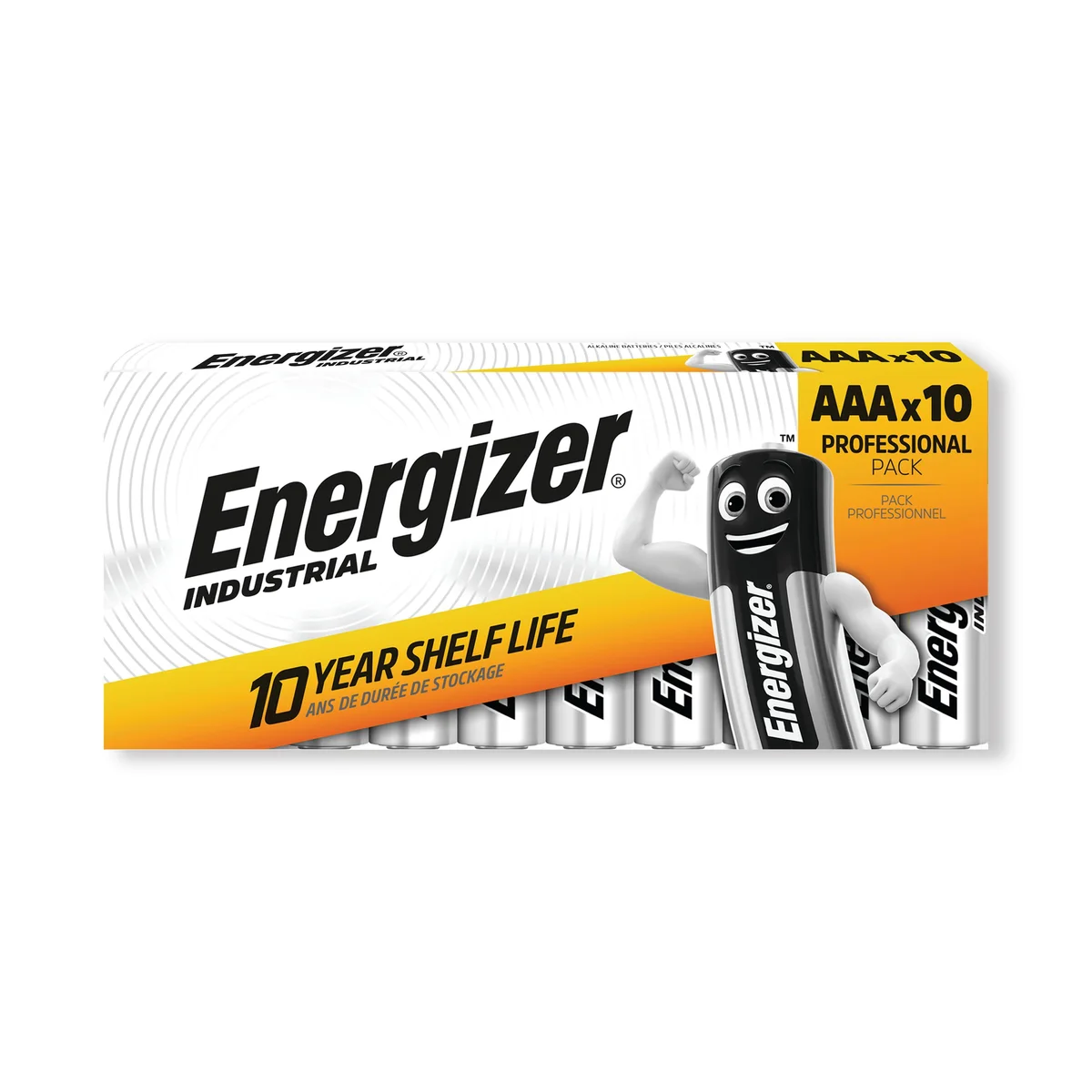 Energizer Industrial AAA Batteries (Pack of 10) 636106