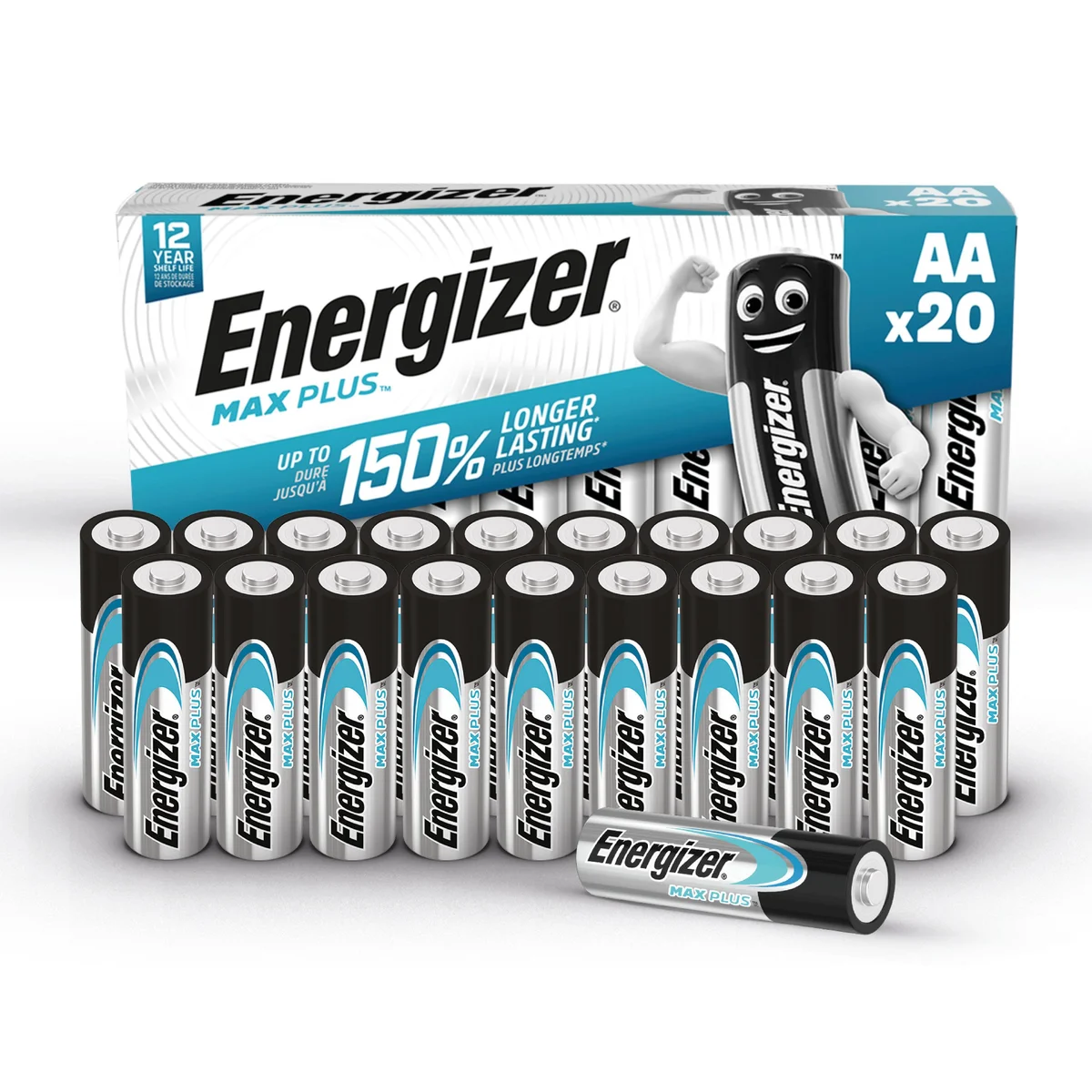 Energizer Max Plus AA Batteries (Pack of 20) E301323500 - Image 2