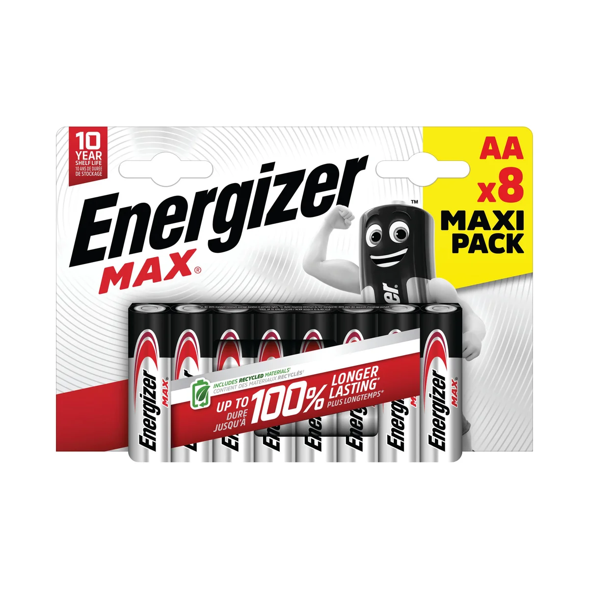 Energizer Max AA Battery (Pack of 8) E303324700