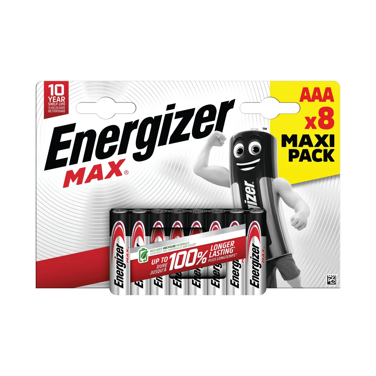 Energizer Max AAA Battery (Pack of 8) E303324100