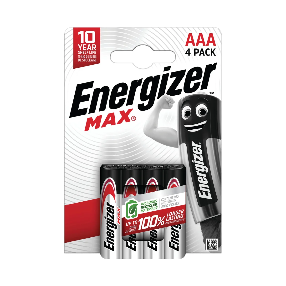 Energizer Max AAA Battery (Pack of 4) E303325600
