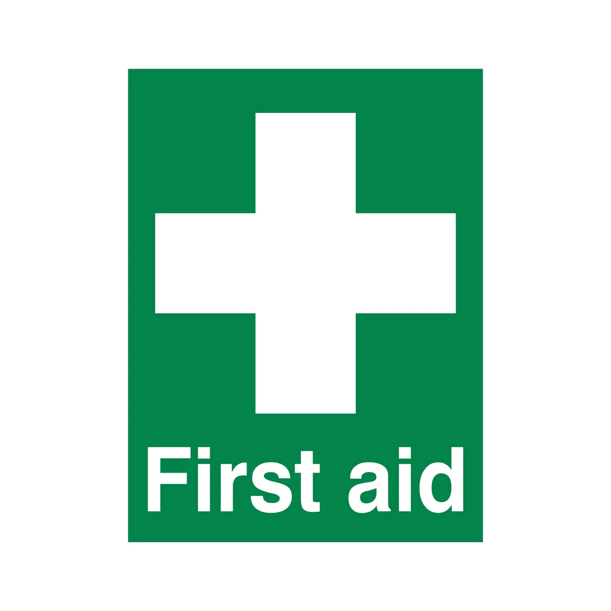 5 Star First Aid Sign Rigid Plastic 100x150mm VSP300SRP1025