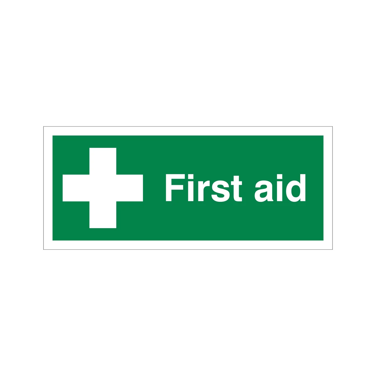 5 Star First Aid Sign Self Adhesive Vinyl 150x125mm VSP300SAV2295