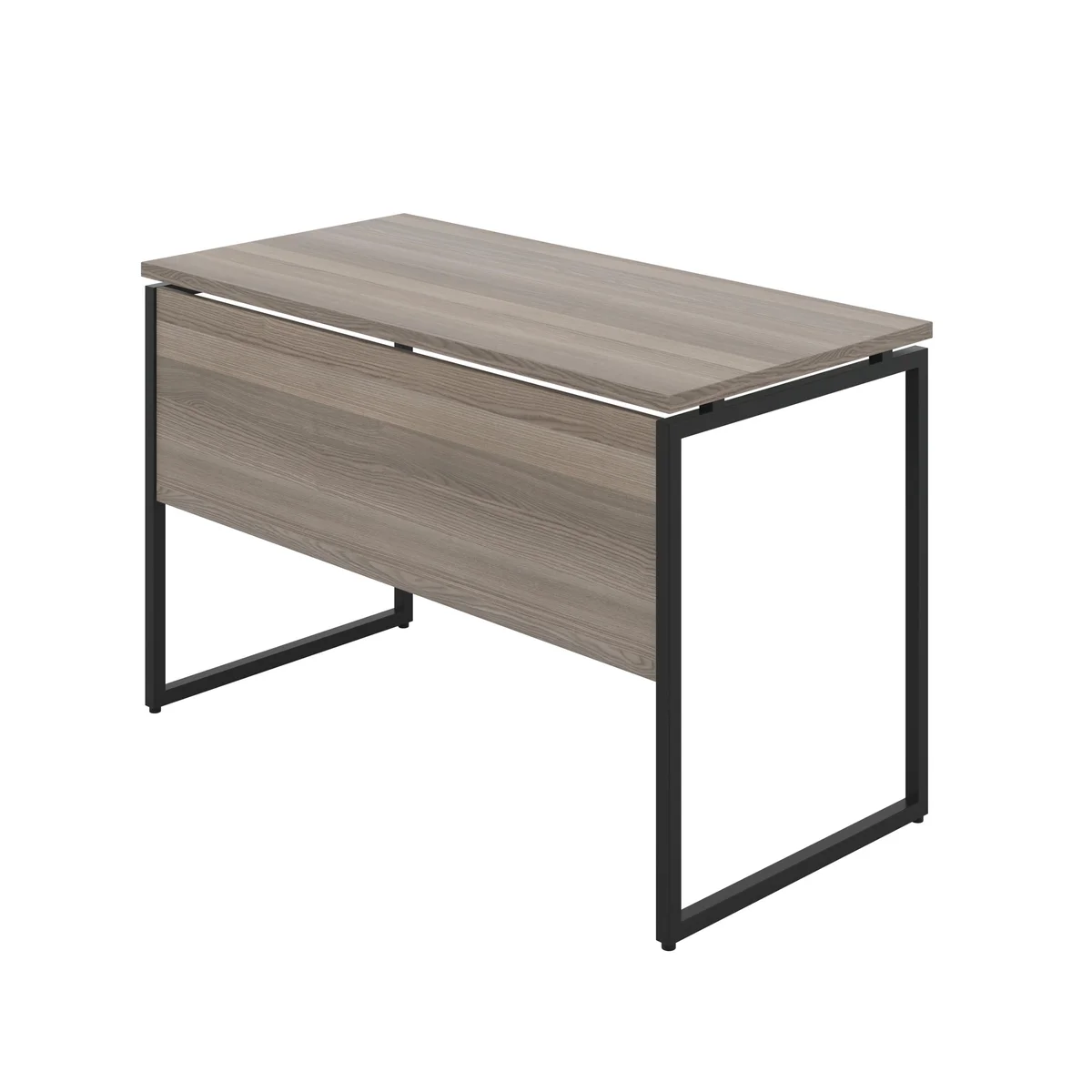 5 Star Vexo Desk with Modesty Panel Square Leg 1200x600x765mm Grey Oak/Black FS646484 - Image 3