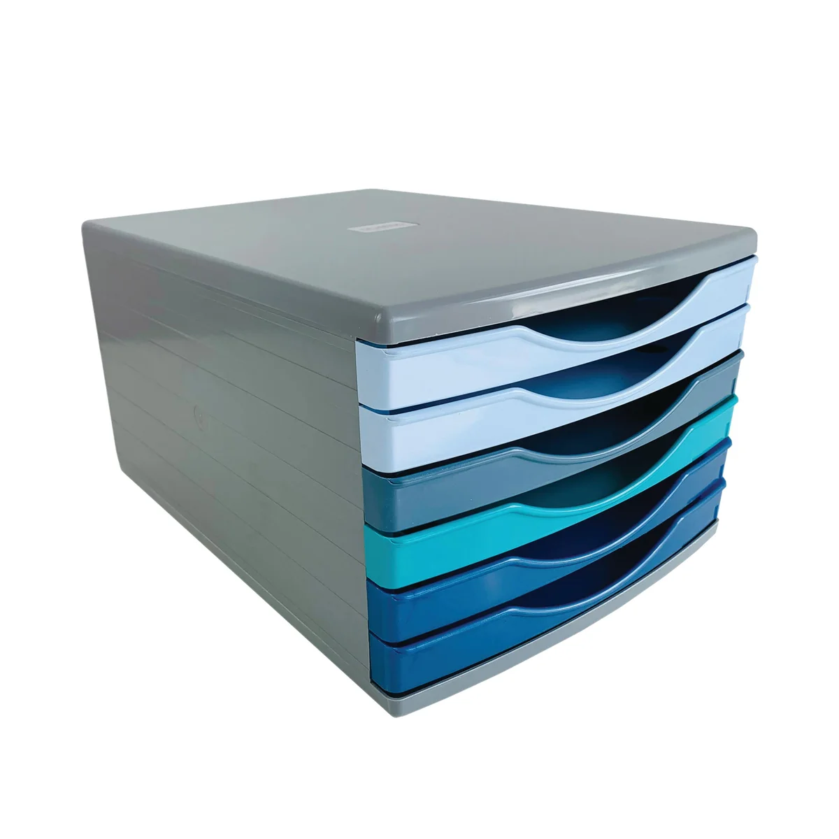 5 Star 6 Drawer Tower 180mm 6x30mm Cool Breeze/Grey FS676750 - Image 2