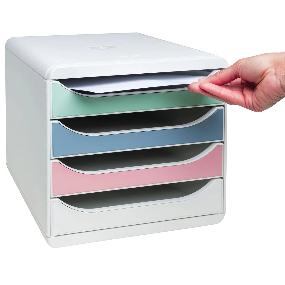 Exacompta Autentik Big Box Drawer Set Assorted 310303D - Image 3