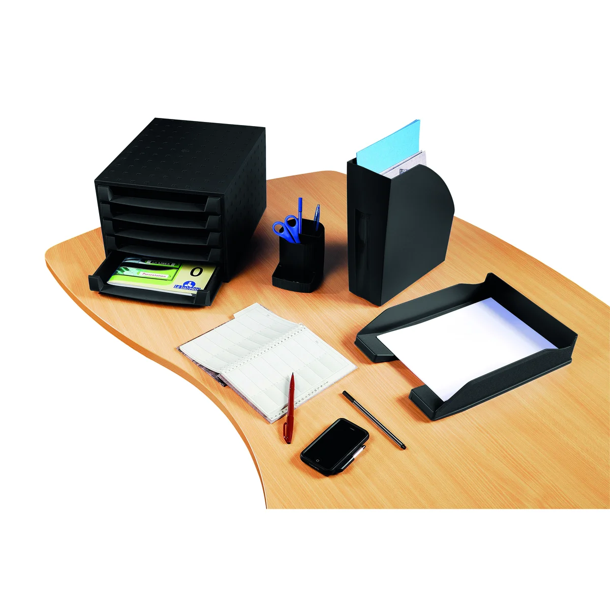 Forever 5 Drawer Set Black 221014D - Image 4