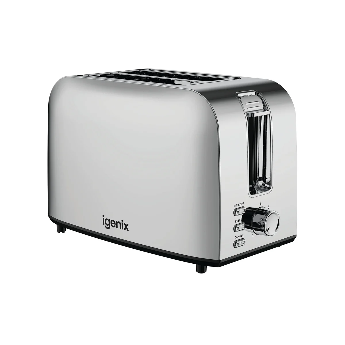 Igenix 2 Slice Toaster 750W Stainless Steel IGT0209SS - Image 3