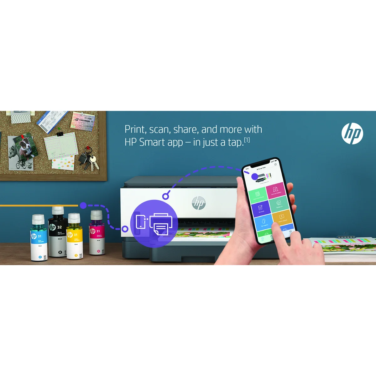 HP Smart Tank 7005 A4 3-in-1 Wireless Colour Inkjet Printer 28B54A#BHC - Image 4