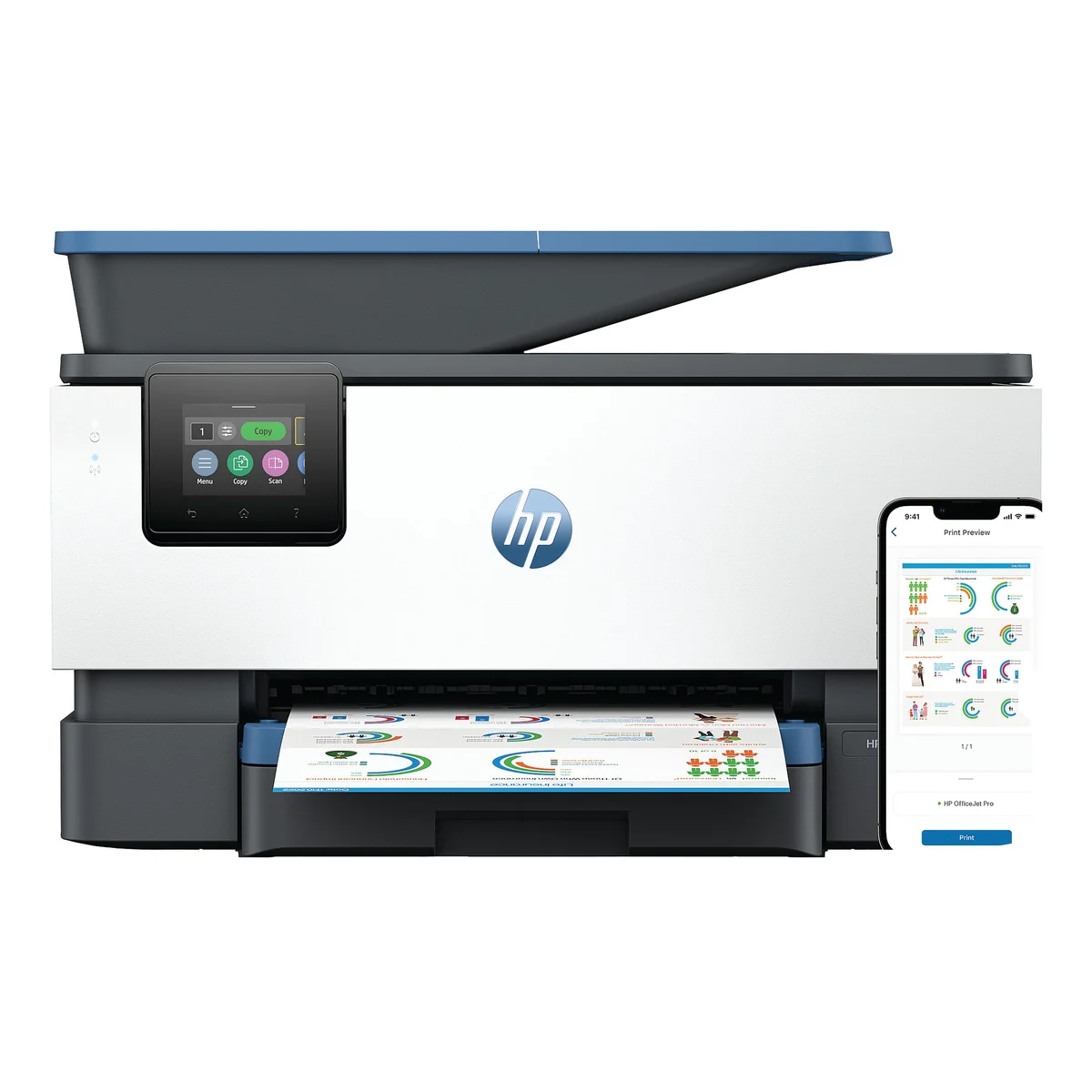 HP OfficeJet Pro 9125e 4-in-1 Wireless Colour Inkjet Printer 403X5B#687 - Image 2