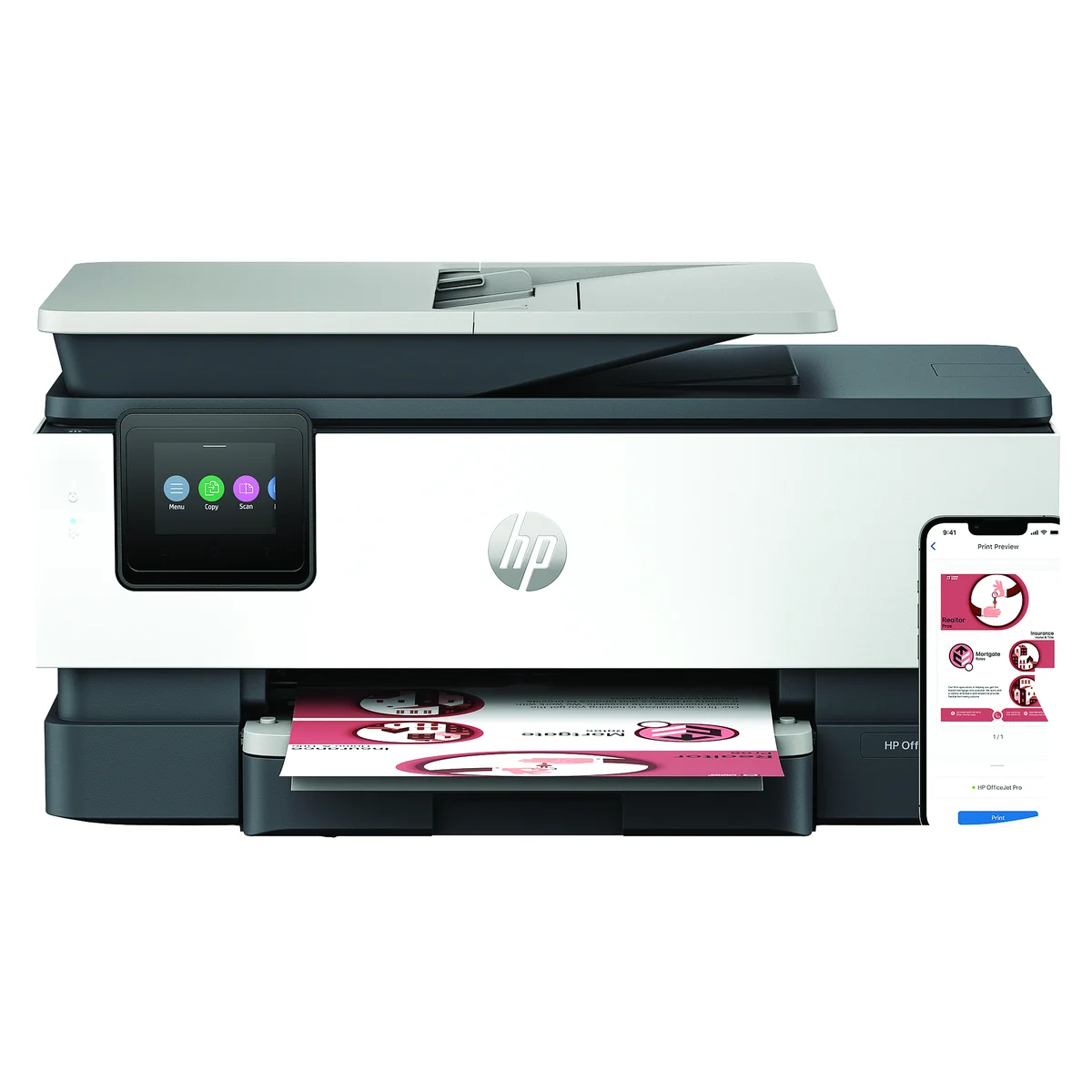 HP OfficeJet Pro 8132e A4 4-in-1 Wireless Colour Inkjet Printer 40Q45B#687 - Image 4
