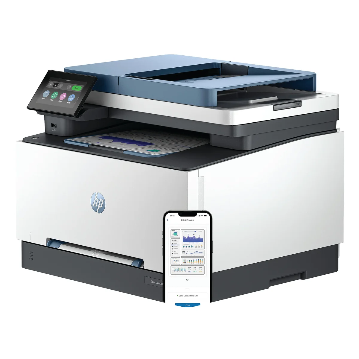 HP Color LaserJet Pro 3302fdw A4 4-in-1 Wireless Colour Laser Printer 499Q8F#B19 - Image 2
