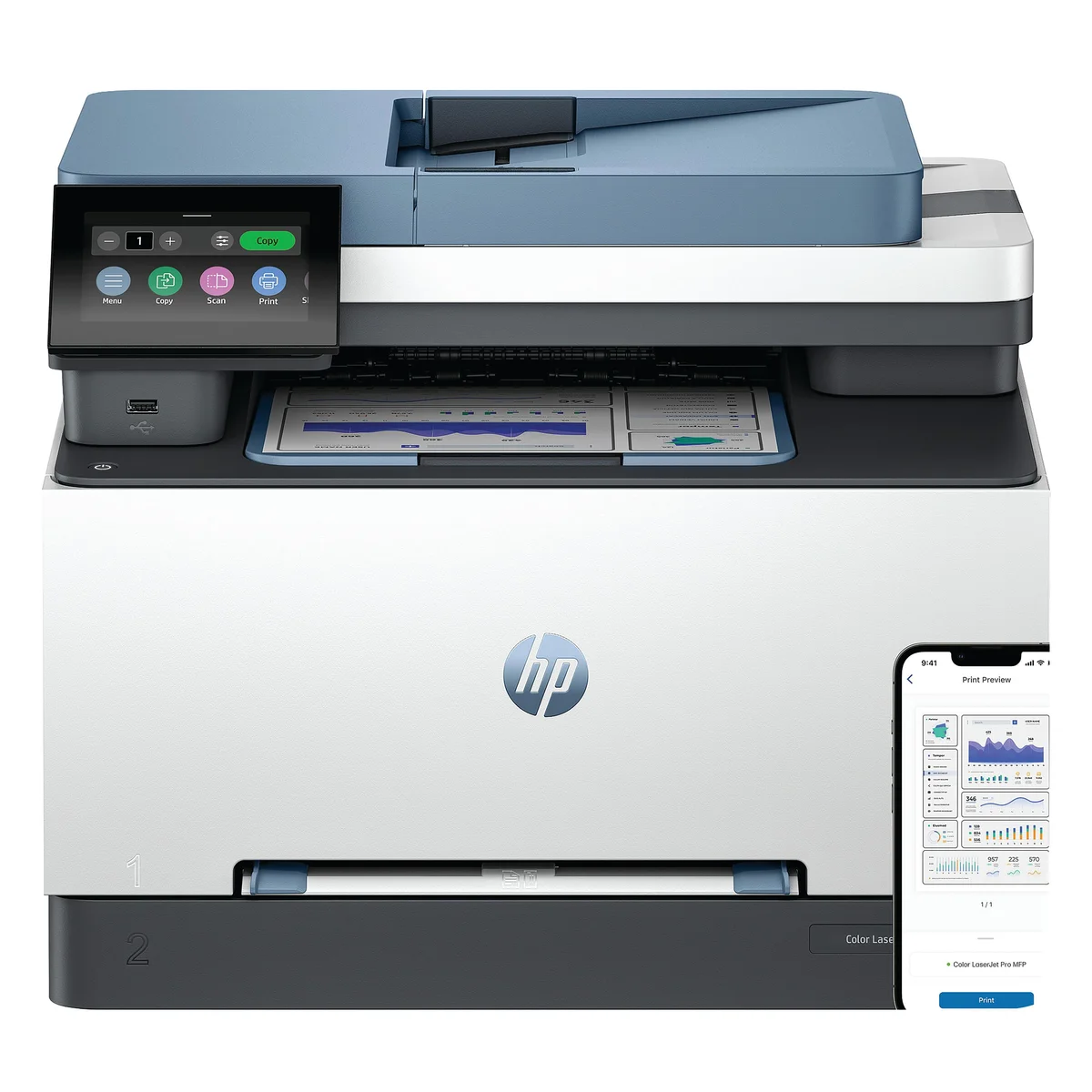 HP Color LaserJet Pro 3302fdw A4 4-in-1 Wireless Colour Laser Printer 499Q8F#B19 - Image 3