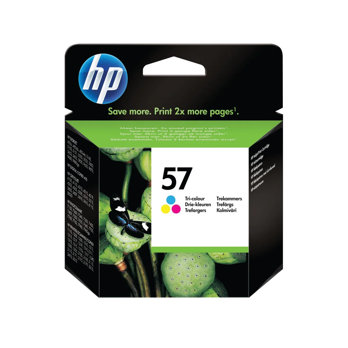 HP 57 Original Ink Cartridge 17-ml Tri-color C6657AE - Image 1
