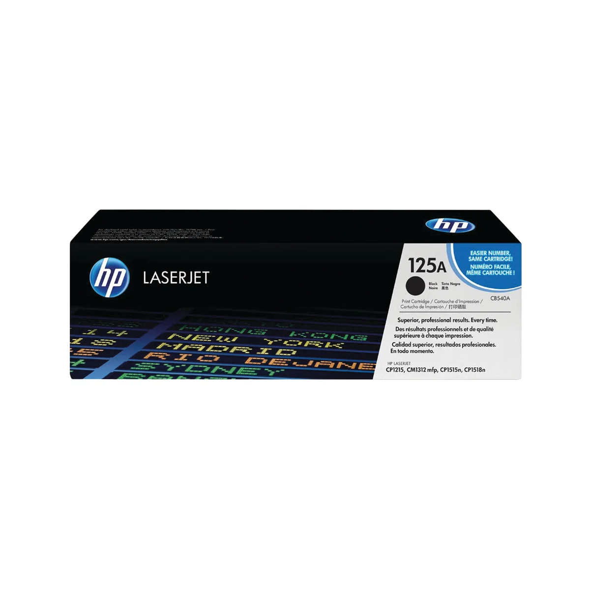 HP 125A Original LaserJet Toner Cartridge Black 2-pack CB540AD - Image 1