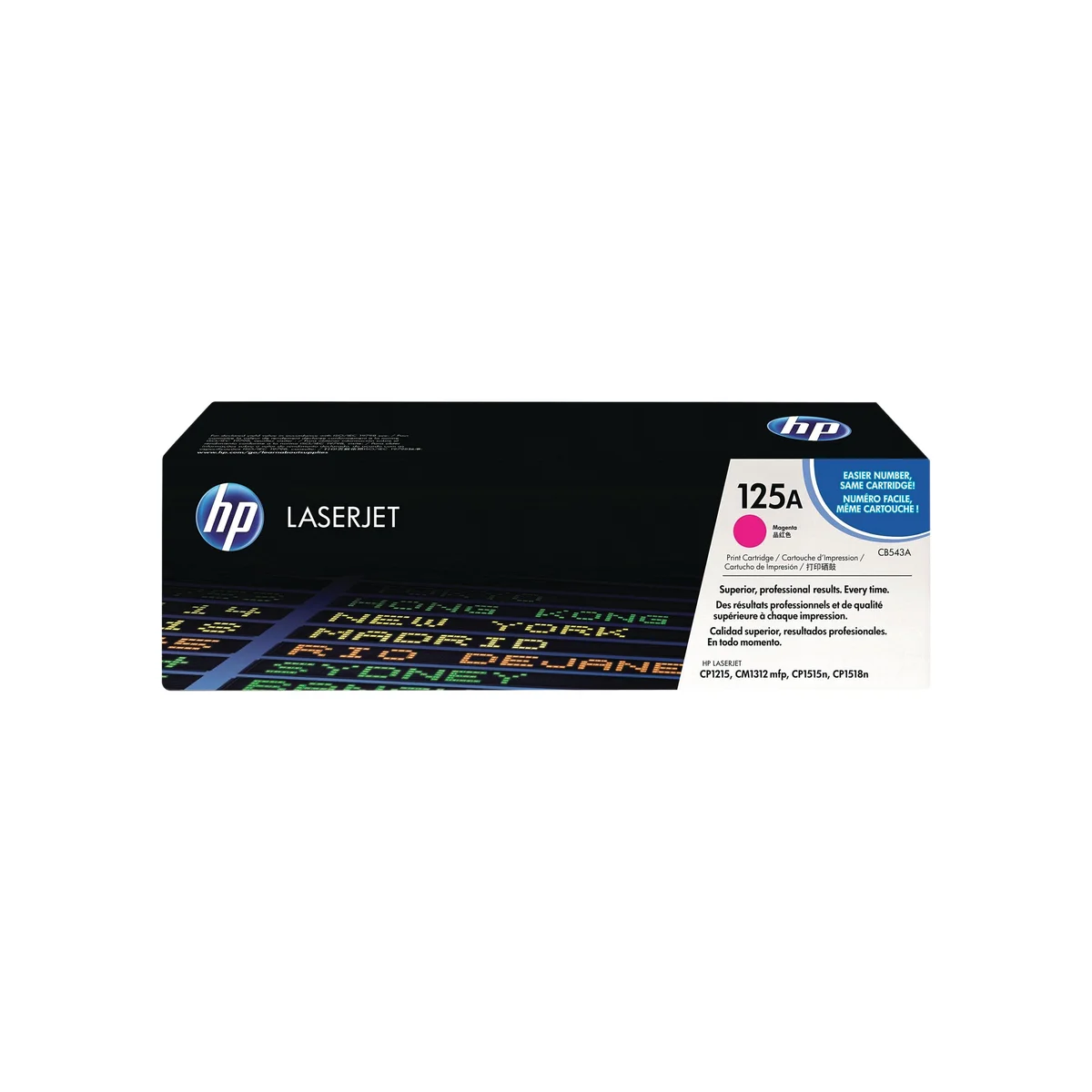 HP 125A Original LaserJet Toner Cartridge Magenta CB543A - Image 1