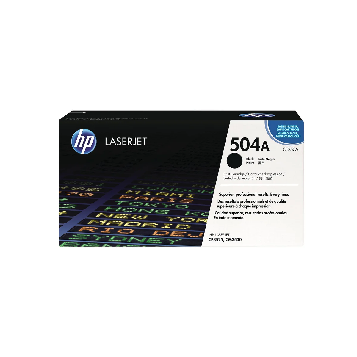 HP 504A Original LaserJet Toner Cartridge Black CE250A