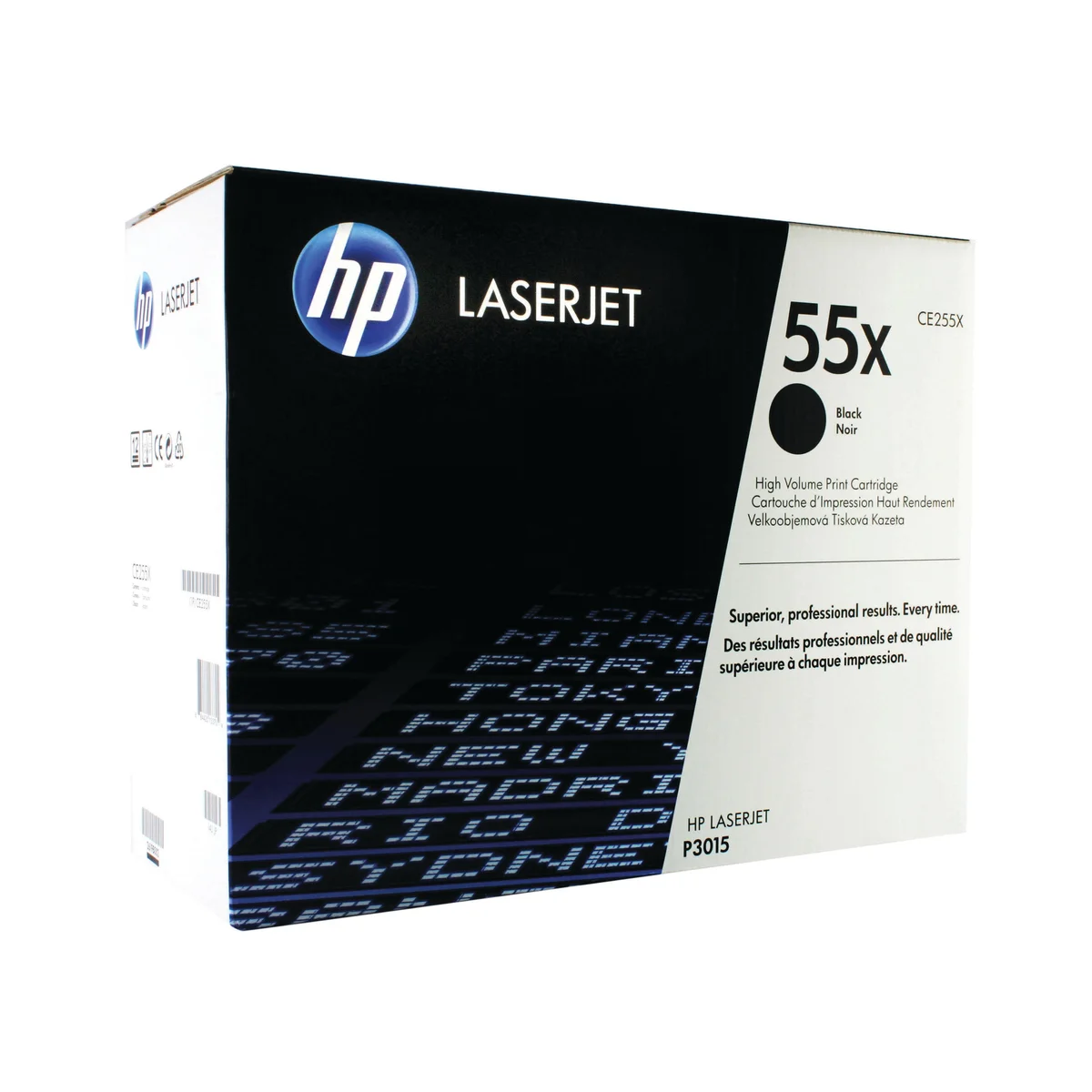 HP 55X Original LaserJet Toner Cartridge High Yield Black CE255X - Image 1