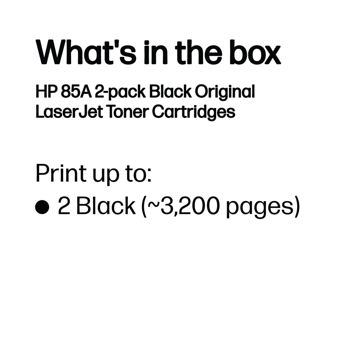 HP 85A Original LaserJet Toner Cartridge Black 2-pack CE285AD - Image 3