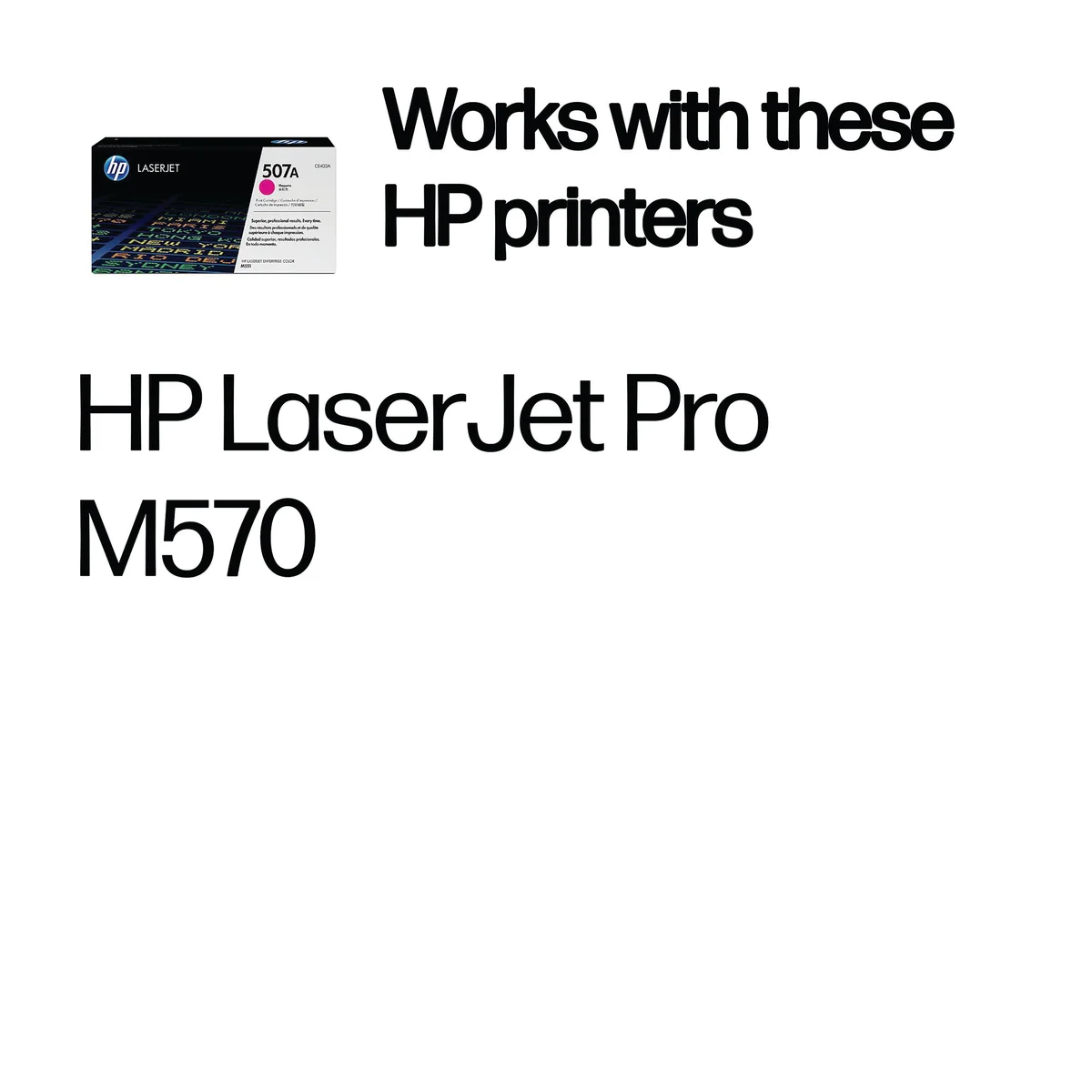 HP 507A Original LaserJet Toner Cartridge Magenta CE403A - Image 2