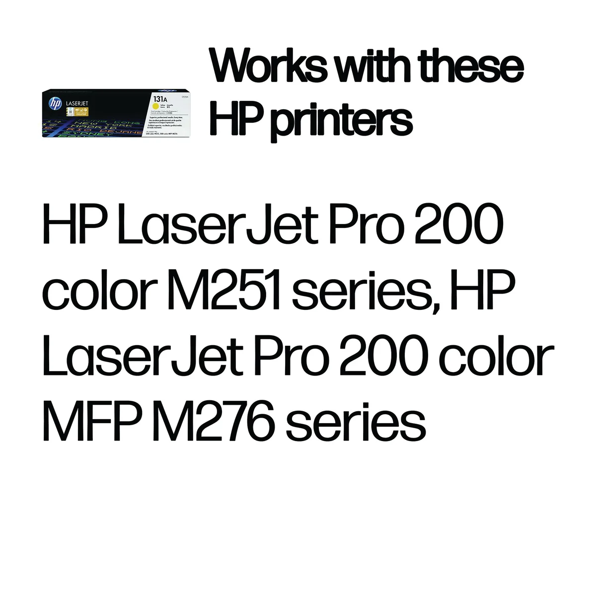 HP 131A Original LaserJet Toner Cartridge Yellow CF212A - Image 2