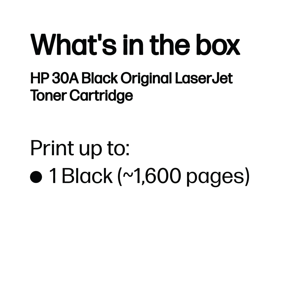 HP 30A Original LaserJet Toner Cartridge Black CF230A - Image 3