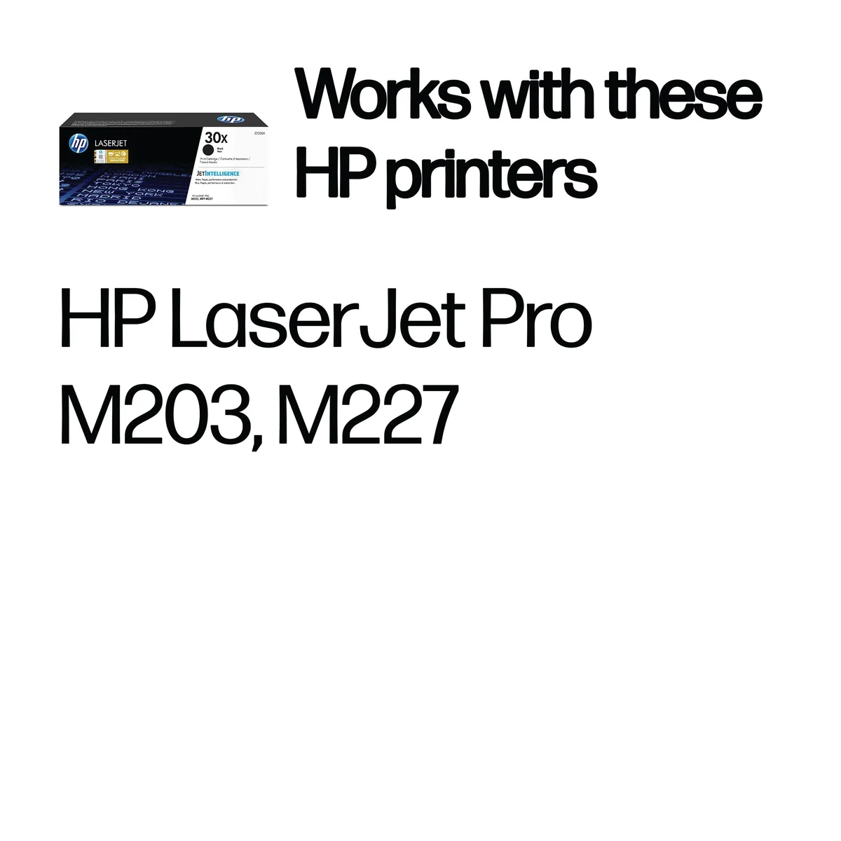 HP 30X Original LaserJet Toner Cartridge High Yield Black CF230X - Image 2