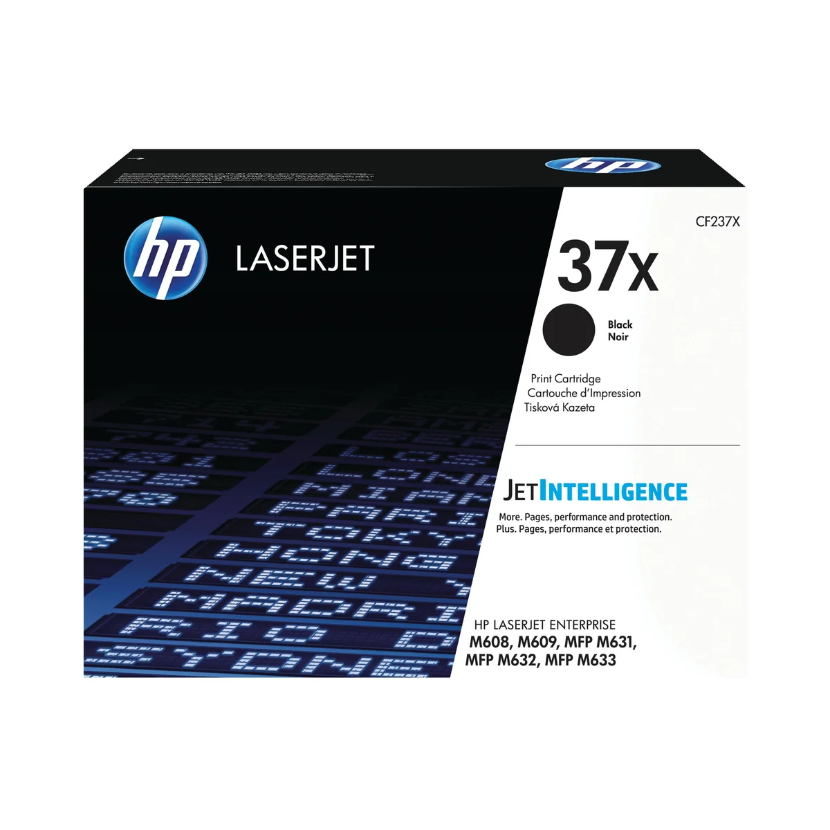 HP 37X Original LaserJet Toner Cartridge High Yield Black CF237X - Image 1