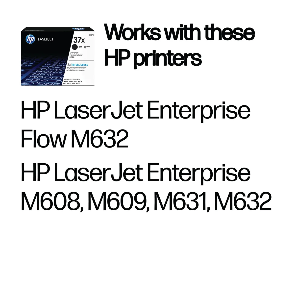 HP 37X Original LaserJet Toner Cartridge High Yield Black CF237X - Image 2