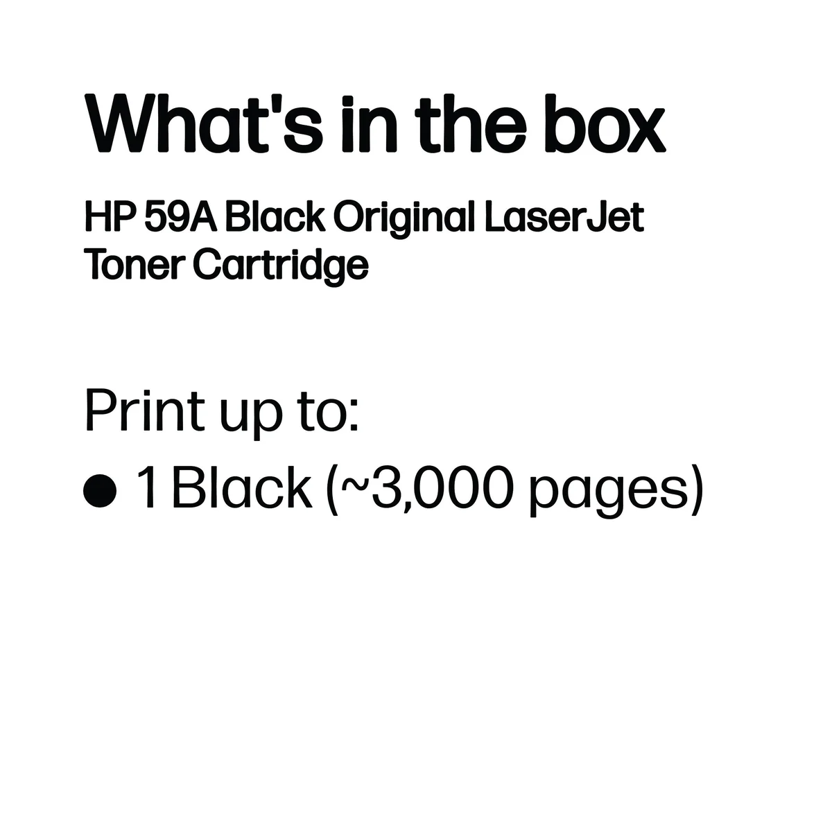 HP 59A Original LaserJet Toner Cartridge Black CF259A - Image 3