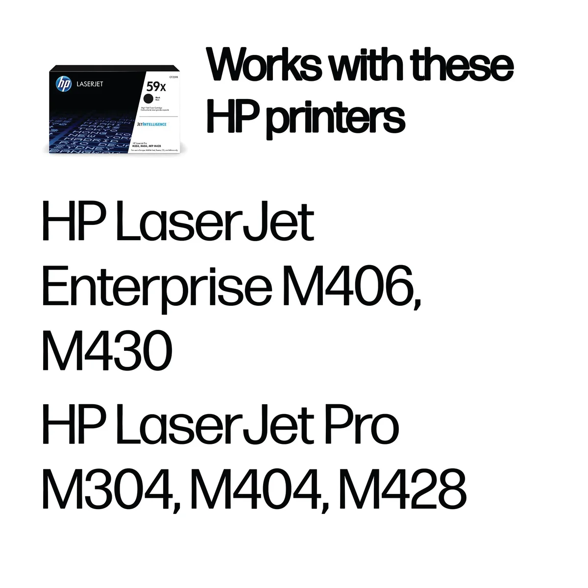 HP 59X Original LaserJet Toner Cartridge High Yield Black CF259X - Image 2