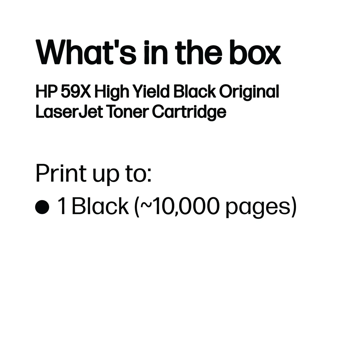 HP 59X Original LaserJet Toner Cartridge High Yield Black CF259X - Image 3