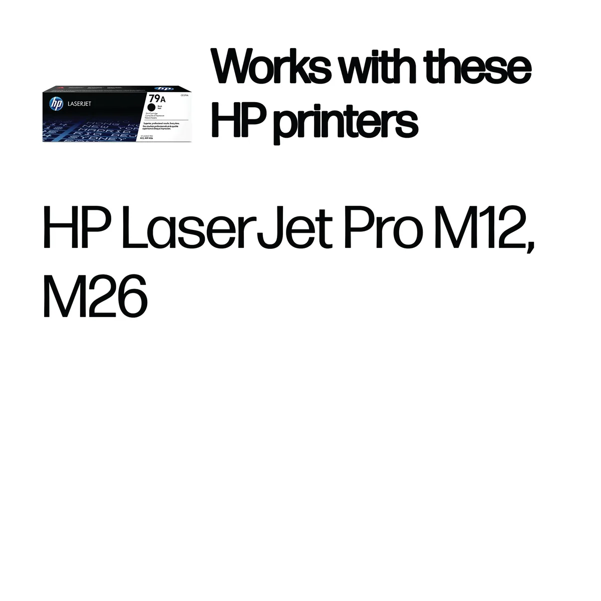 HP 79A Original LaserJet Toner Cartridge Black CF279A - Image 2