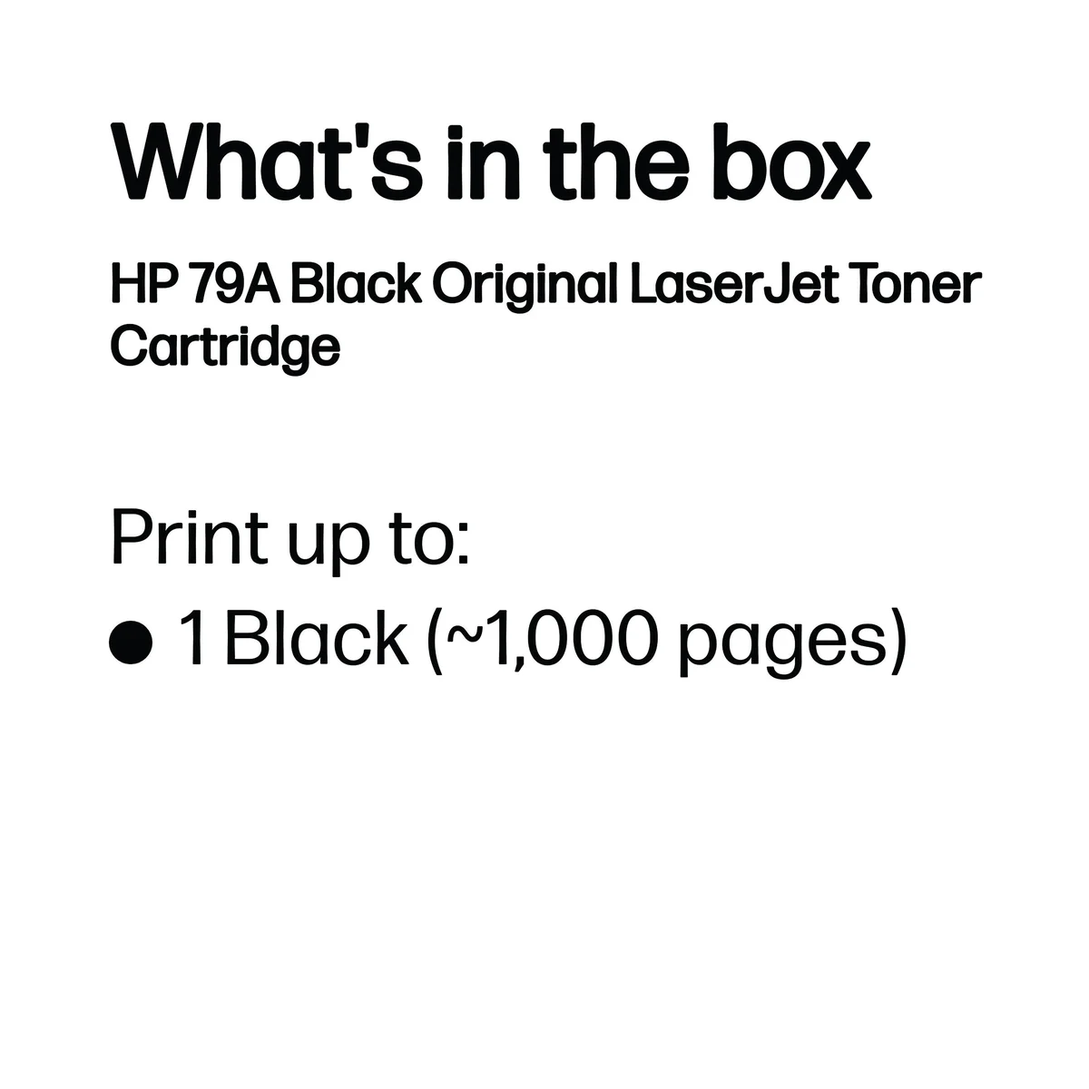 HP 79A Original LaserJet Toner Cartridge Black CF279A - Image 3