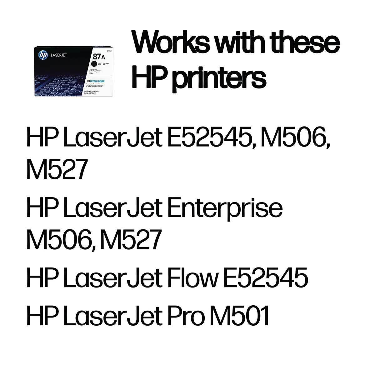 HP 87A Original LaserJet Toner Cartridge Black CF287A - Image 2