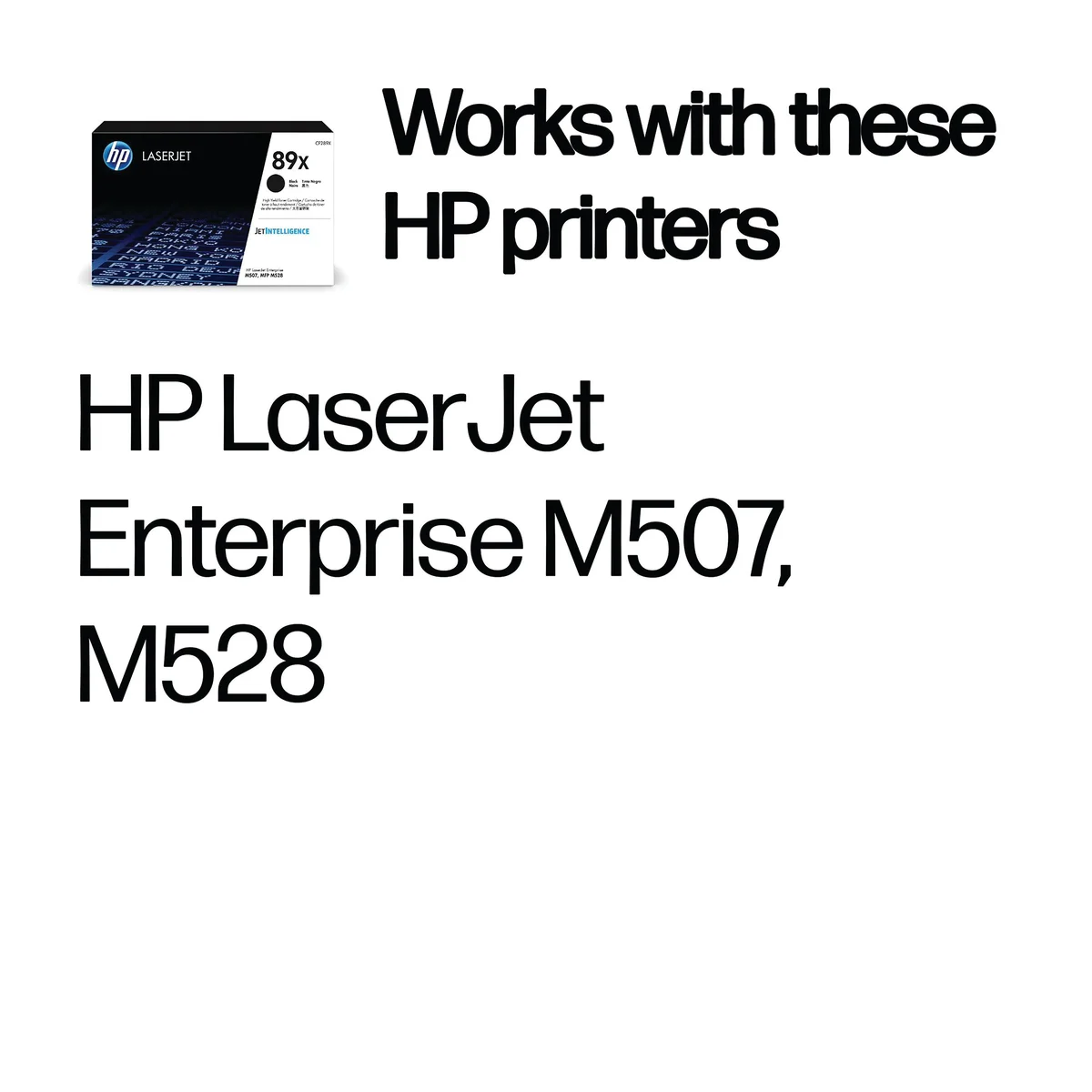 HP 89X Original LaserJet Toner Cartridge High Yield Black CF289X - Image 2