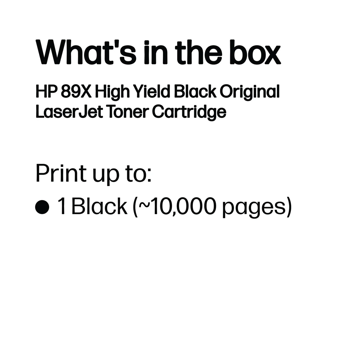 HP 89X Original LaserJet Toner Cartridge High Yield Black CF289X - Image 3