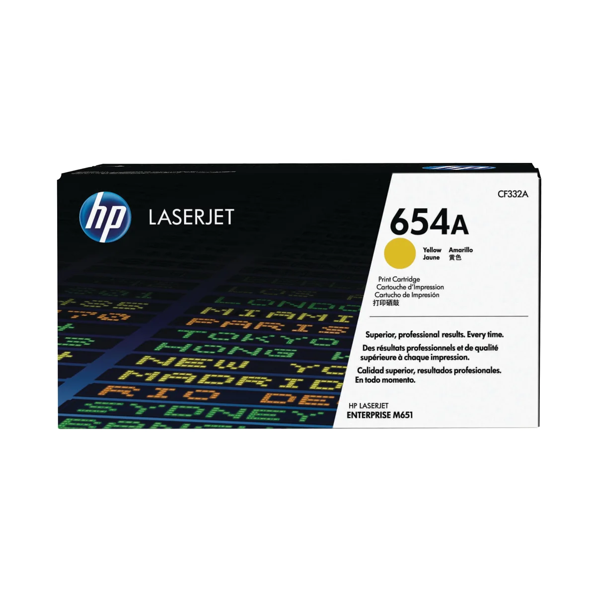 HP 652A Original LaserJet Toner Cartridge Yellow CF332A