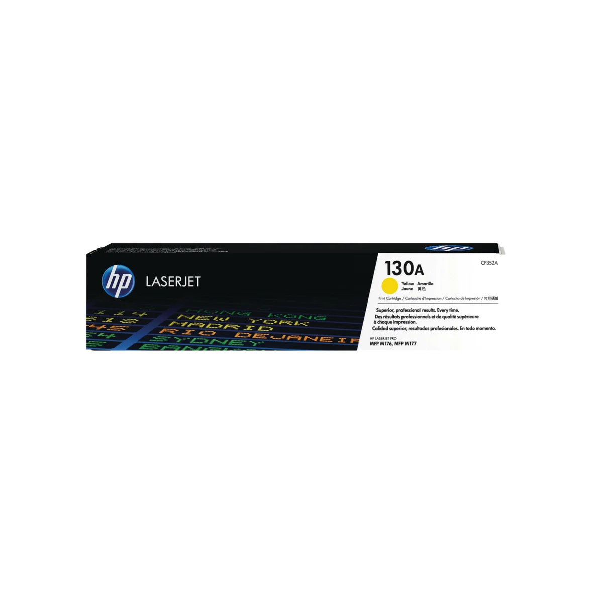 HP 130A Original LaserJet Toner Cartridge Yellow CF352A - Image 1