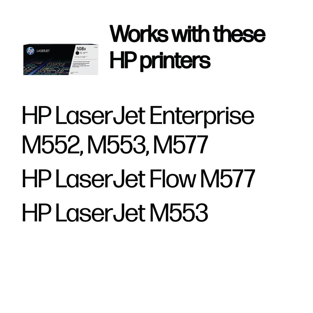 HP 508X Original LaserJet Toner Cartridge High Yield Black CF360X - Image 2