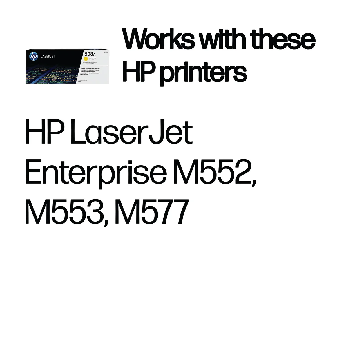 HP 508A Original LaserJet Toner Cartridge Yellow CF362A - Image 2